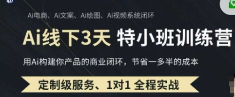 AI实操培训第20-21期线下，0基础保姆级教程，3月最新整理，企业获客、降本增效、打造超级个体-小宇网络社区